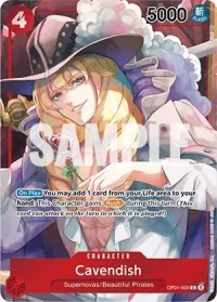 Cavendish (Box Topper) OP01-008