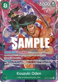 Kouzuki Oden (Alternate Art) OP02-030