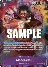 Mr.5(Gem) (Alternate Art) OP04-072