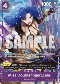 Miss Doublefinger(Zala) (Full Art) OP05-073