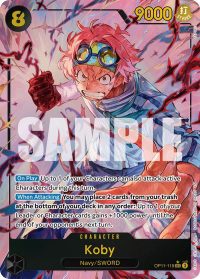 Koby (Alternate Art) OP11-119